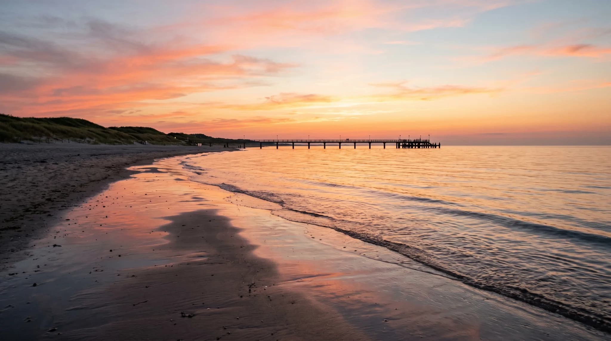 Sonnenuntergang über der Ostsee