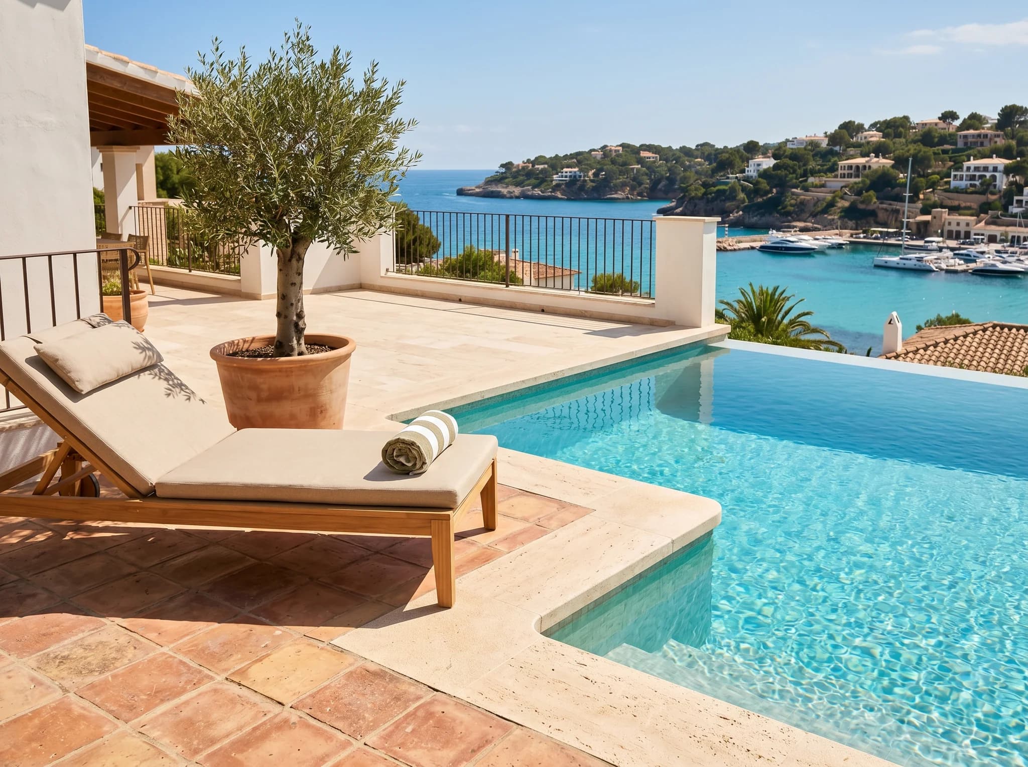 Privater Pool auf der Sonnenterrasse